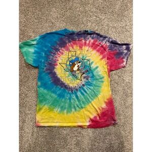 Buc-ees Texas Tie Dye T Shirt Mens Large Short Sleeve Graphic Tee